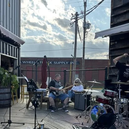 Vocalist engaging with the audience